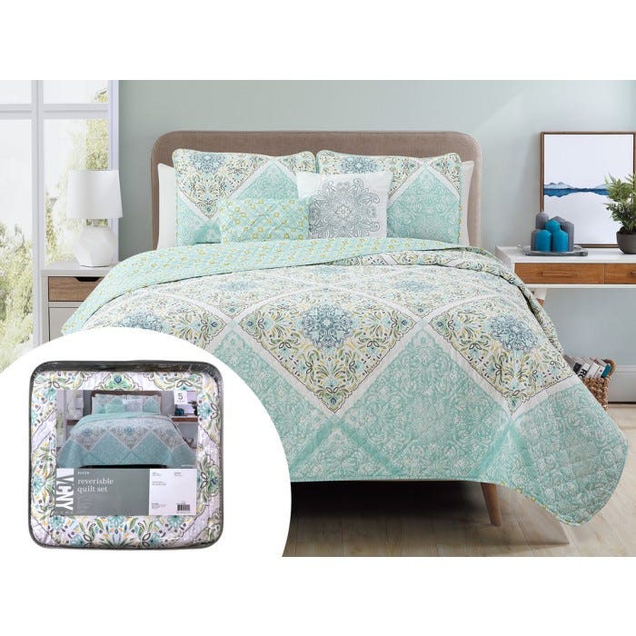 COMFORTER QUEEN 5 PZAS 90"X90" 85G (4 SETS)