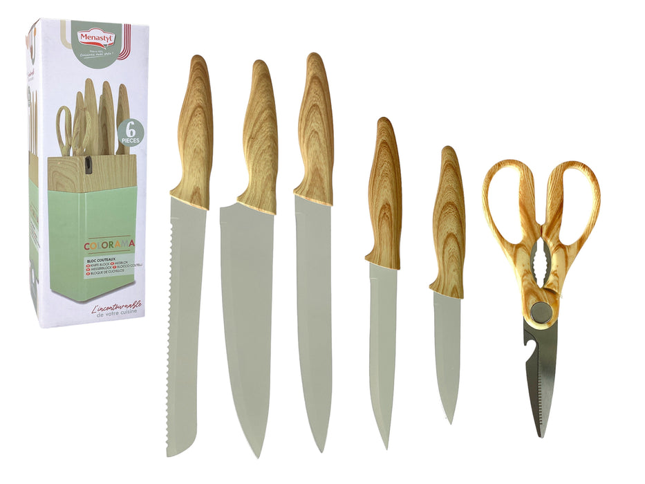 CUCHILLOS 6 PZAS 123 X 102 X 340 CM (6 SETS)