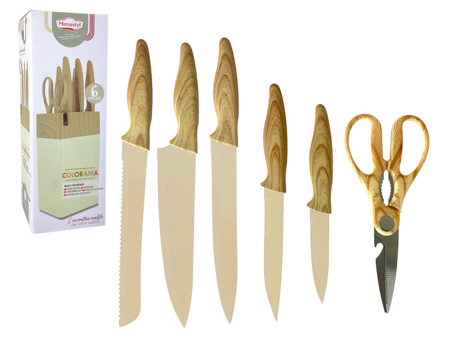 CUCHILLOS 6 PZAS 123 X 102 X 342 CM (6 SETS)