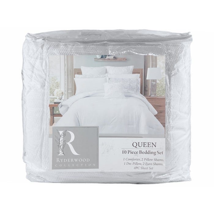 COMFORTER QUEEN 10PZAS 88" X 88" (5 SETS)