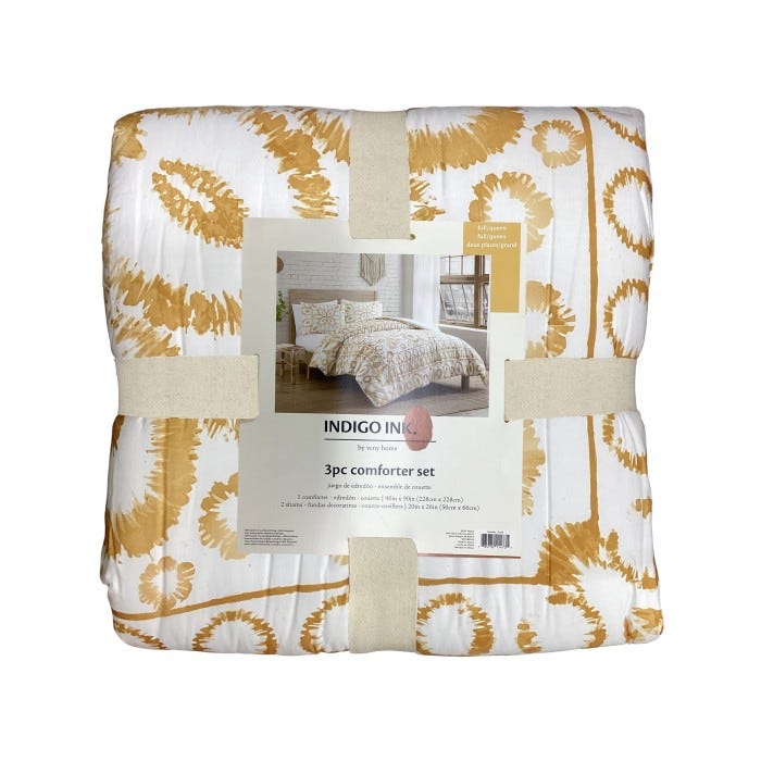 COMFORTER FULL/ QUEEN 3 PZAS 90" X 90"