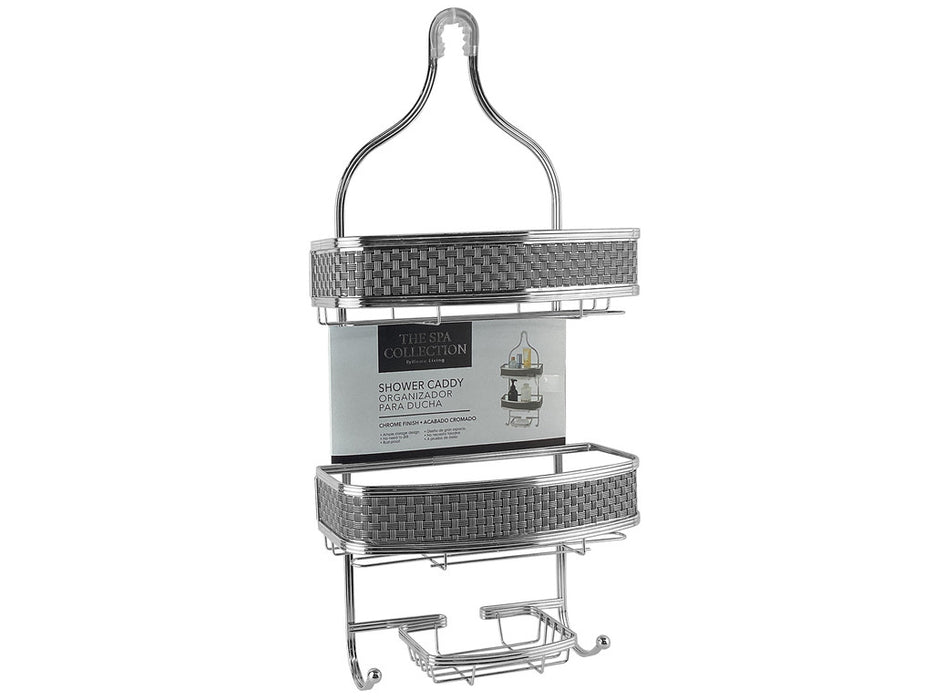 ORGANIZADOR P/ DUCHA 28.5X13X60.5 CM ( 6 UNIDADES )