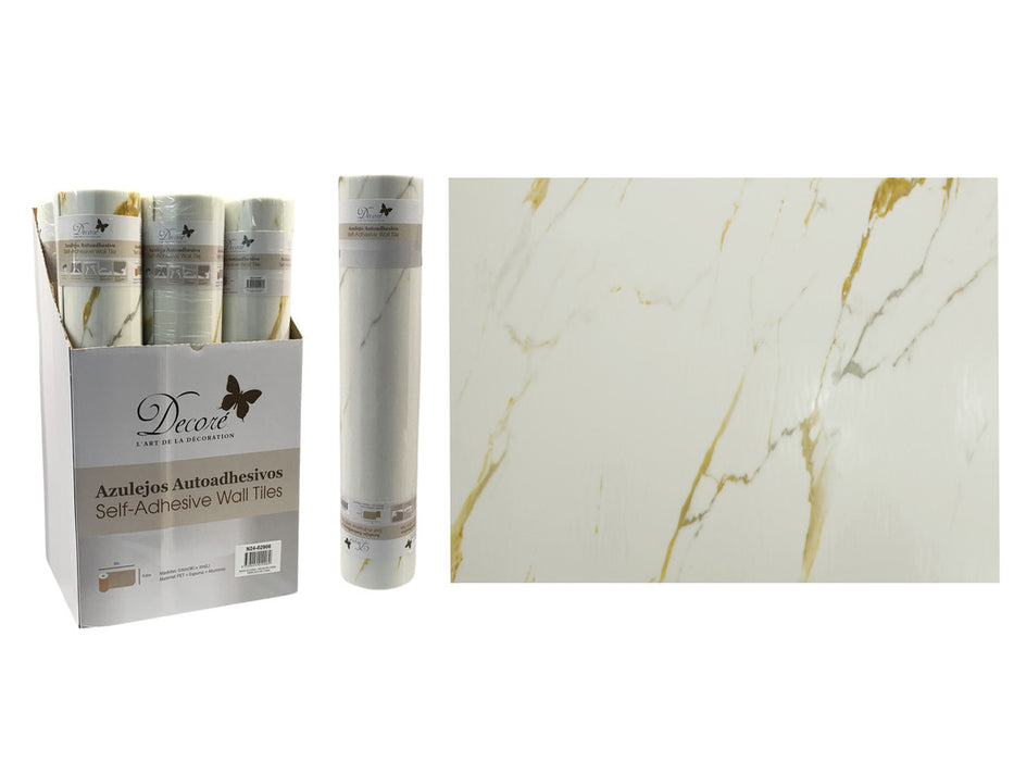 PAPEL DECORATIVO P/ PARED (ADHESIVO) 0.6X3MT (6 UNIDADES)