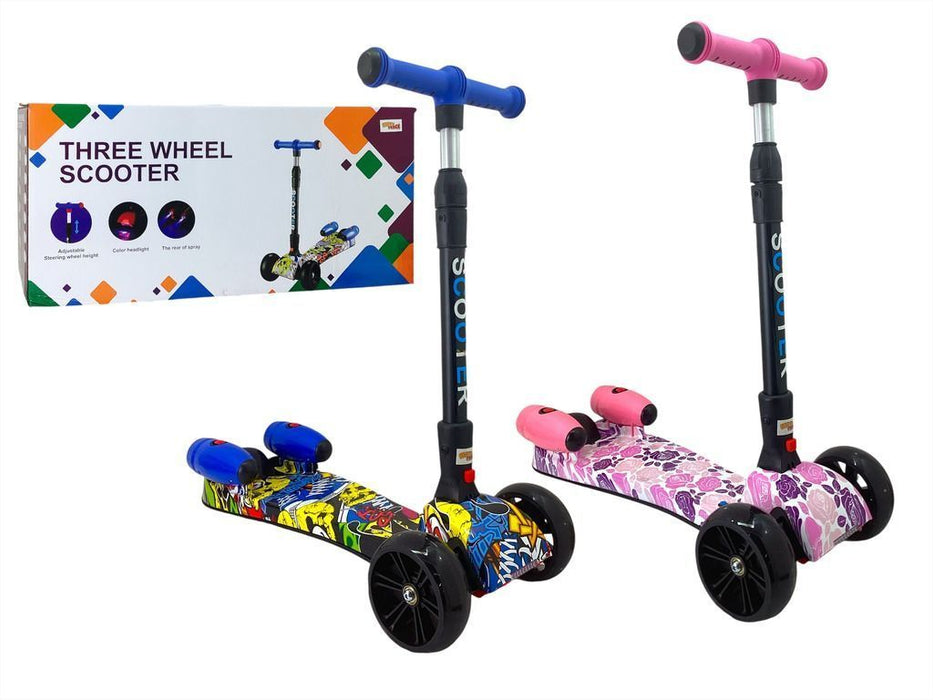 SCOOTER C/ LUZ 64X28.7X(67-81)CM (4 UNIDADES)