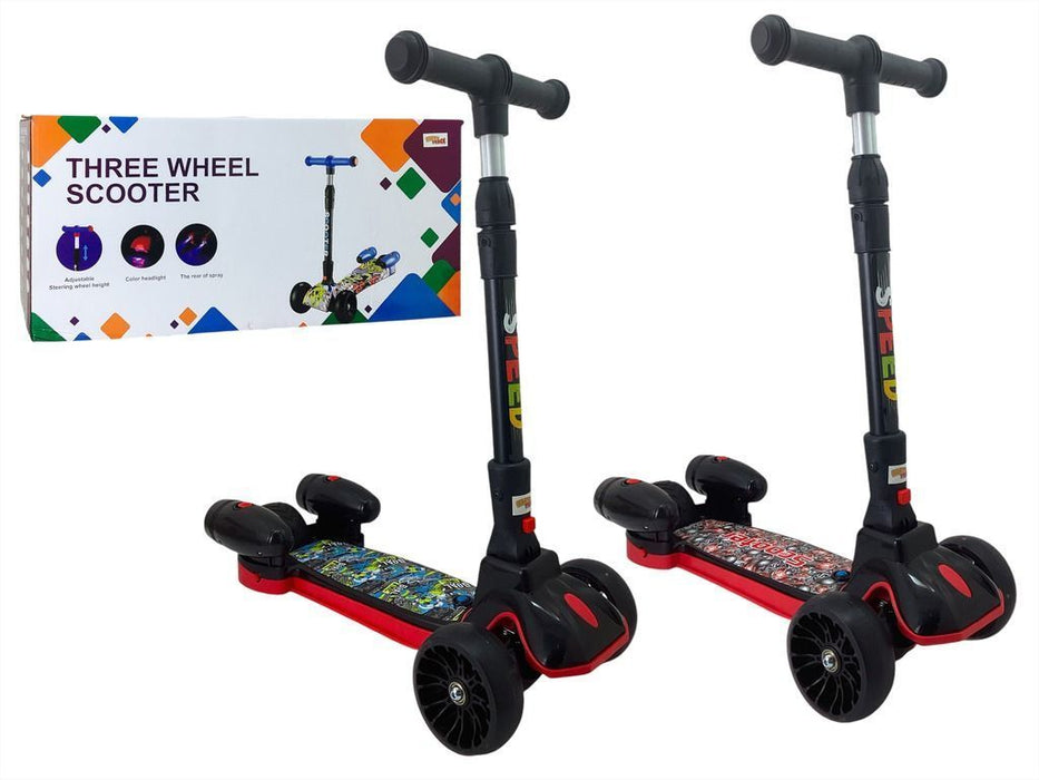 SCOOTER C/ LUZ 60X27.5X(60-84)CM (4 UNIDADES)