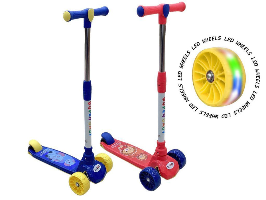 SCOOTER C/LUCES P/NIÑO 56X25X70CM (6 UNIDADES)
