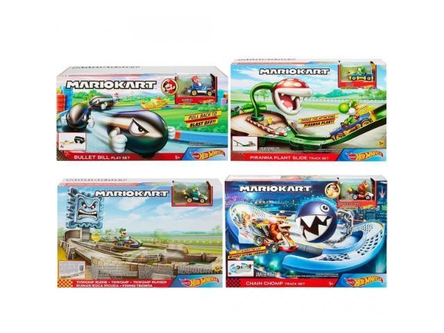 HW MARIO KART PISTAS SURT (4 UNIDADES)