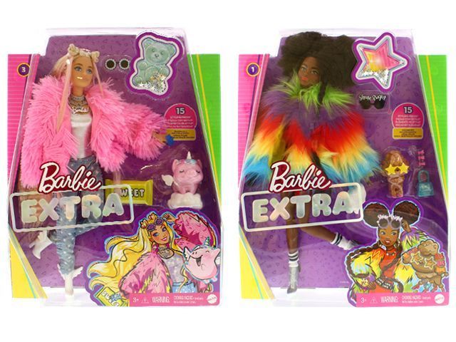 BARBIE EXTRA MODELO SURTIDO (4 UNIDADES)