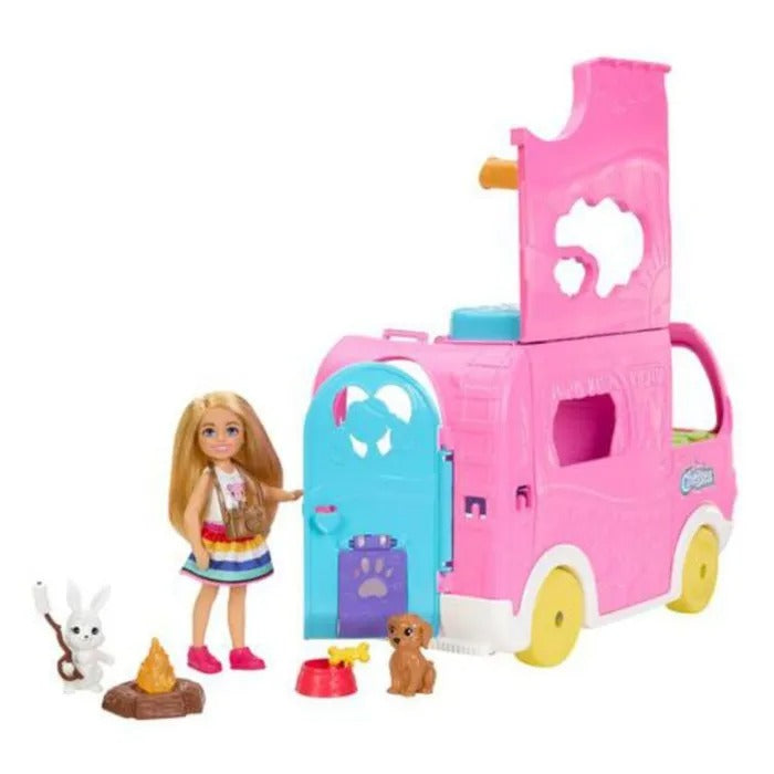 BARBIE CHELSEA CAMPER SET DE JUEGO (2 UNIDADES)