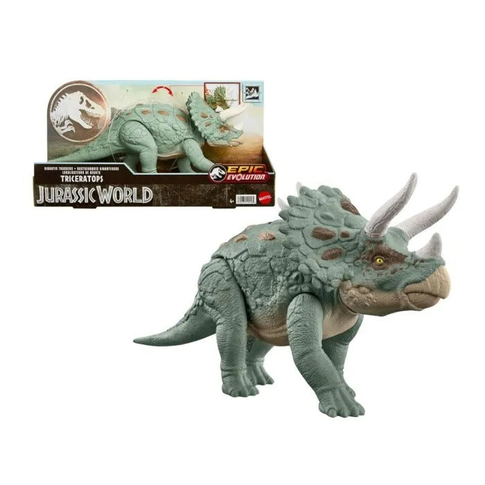 JW FIGRUA DE ACCION DINOSAURIO TRICERATOPS (2 UNIDADES)