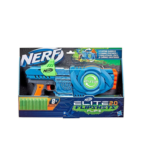 NERF ELITE 2.0 FLIP 8 (3 UNIDADES)