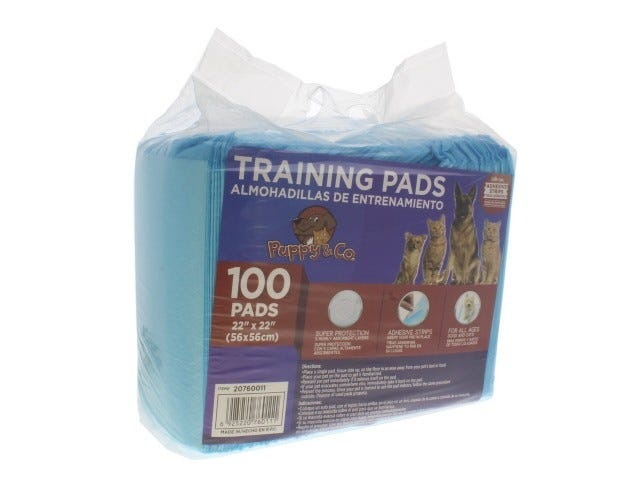 PAD ENTRENAMIENTO P/MASCOTA 100 PZAS (2 SETS)