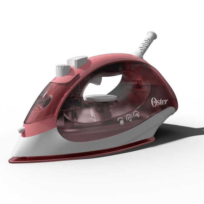 PLANCHA A VAPOR CON SUELA DE CERAMICA ROSADO OSTER
