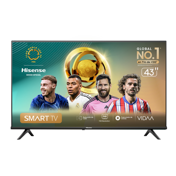 HISENSE SMART TV 43″ VIDAA 43A4KV