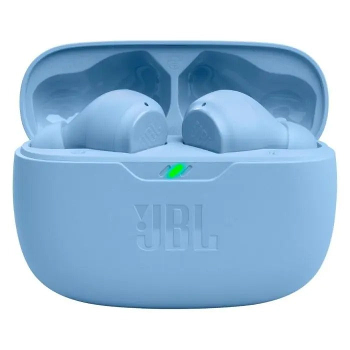 AUDÍFONO INALÁMBRICO JBL VIBE BEAM TRUE BABY BLUE