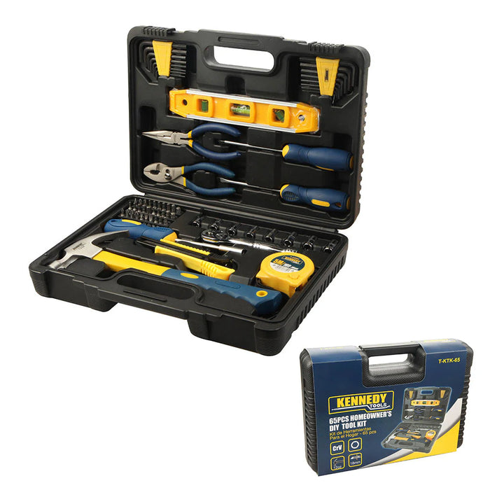 KIT DE HERRAMIENTAS PARA EL HOGAR - 65 PIEZAS