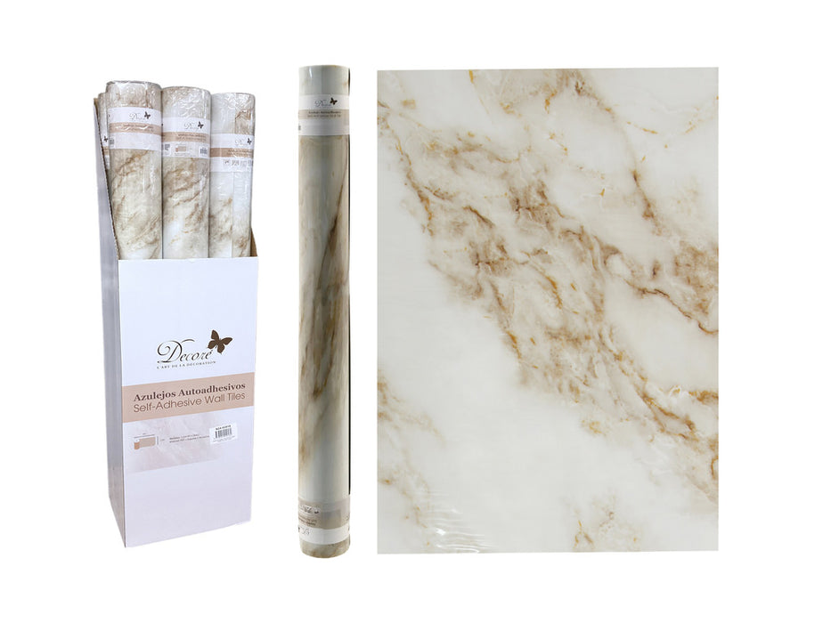 PAPEL DECORATIVO P/ PARED (ADHESIVO) 1.2X3MT (6 UNIDADES)