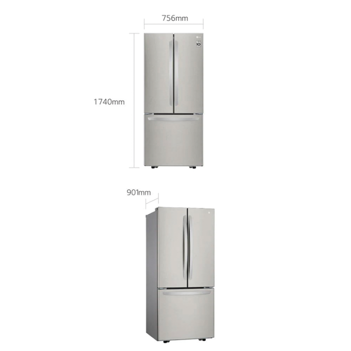 REFRIGERADOR LG GM22BGPK 617LTS