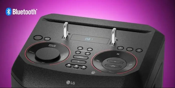 EQUIPO DE SONIDO TIPO TORRE LG XBOOM RNC9 DOBLE WOOFER