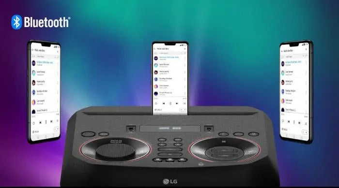 EQUIPO DE SONIDO TIPO TORRE LG XBOOM RNC9 DOBLE WOOFER